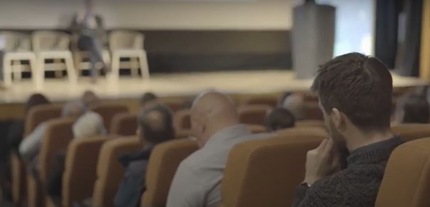 Working together at the conference in Portree